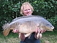 Mark Wilson, 9th Aug<br />27lb 12oz mirror